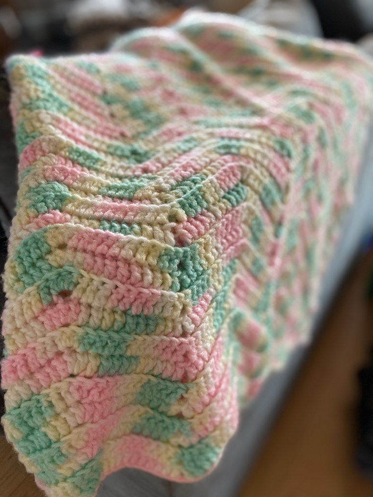 first baby blanket I made